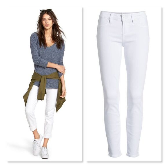 PAIGE Verdugo Ankle Skinny Jeans sz 26 in White - Picture 1 of 8